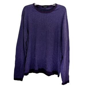 Westzeroone Men's Purple Pullover Long Sleeve Crew Neck Sweater XL NWOT